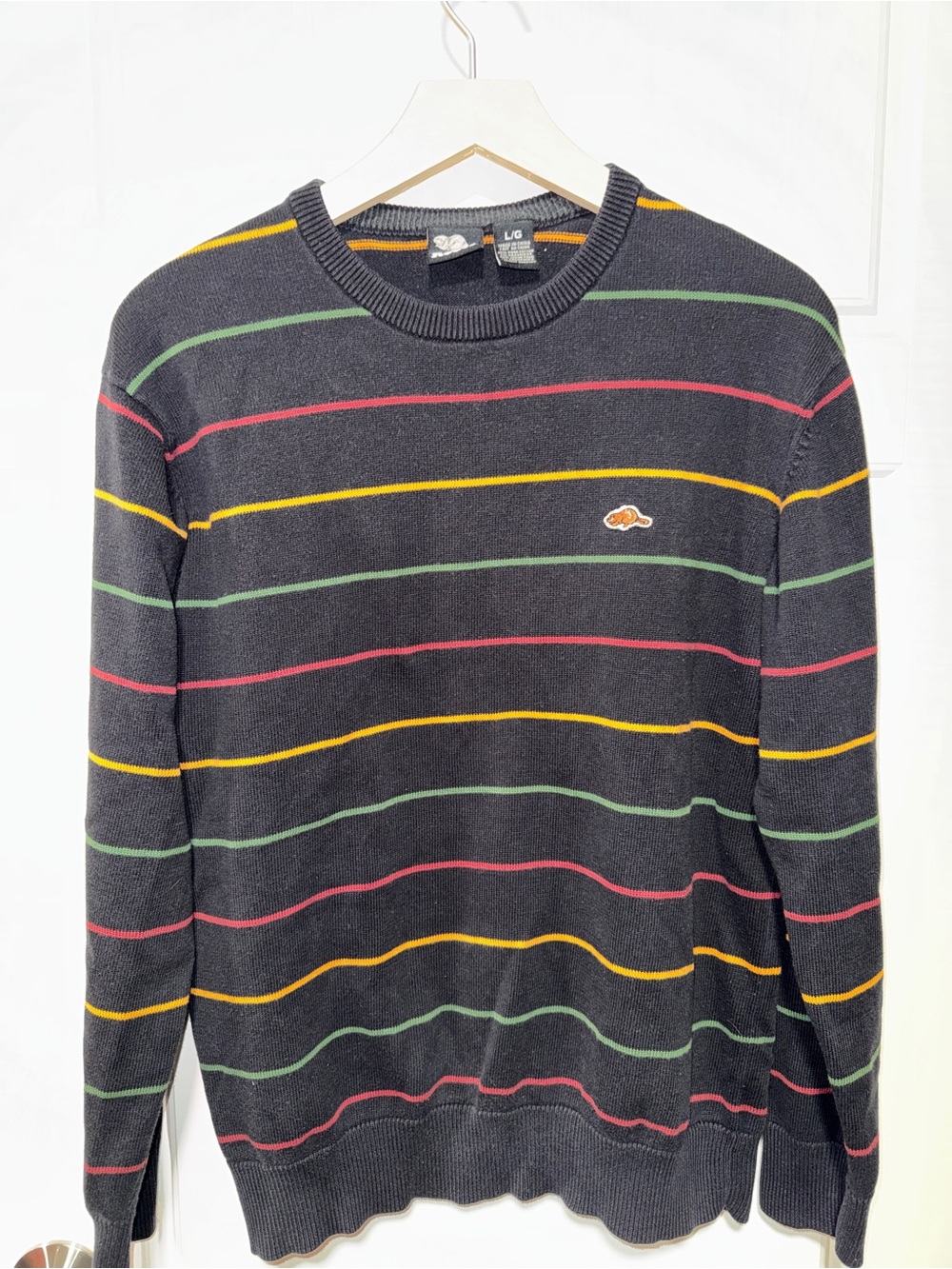 Vintage Roots Long Sleeve Striped Sweater